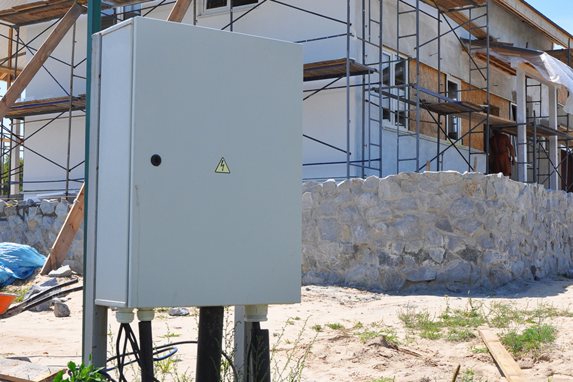 Baustrom bei elektro Gruß in Thüngersheim